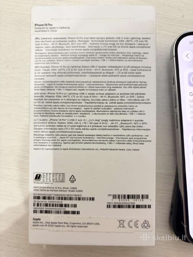 iPhone 14 pro 128gb - nuotraukos Nr. 9