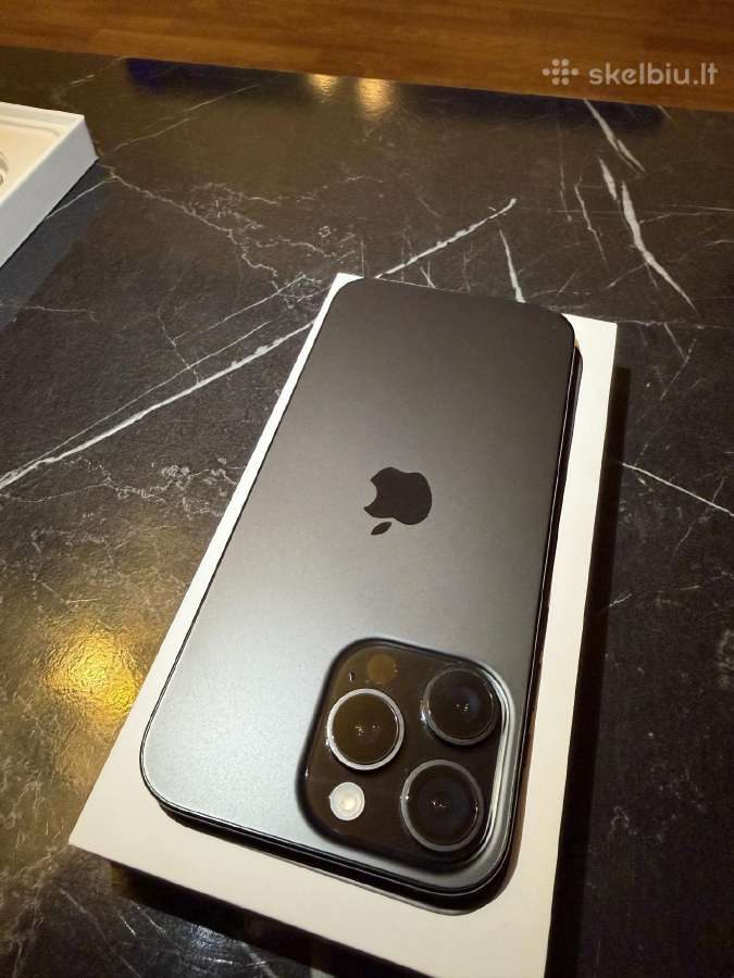 Juodas iPhone 16 Pro Max 256gb - nuotraukos Nr. 3