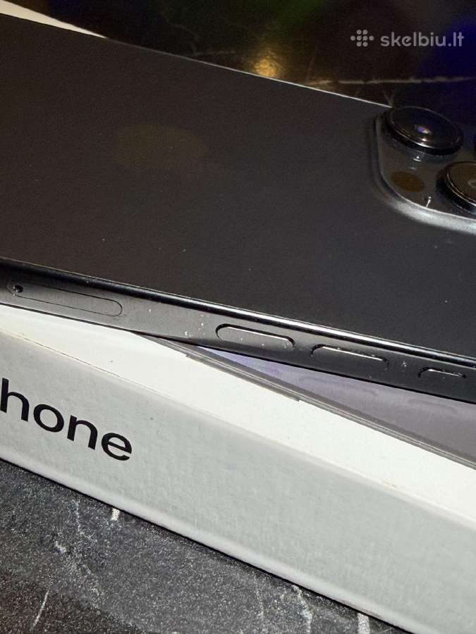 Juodas iPhone 16 Pro Max 256gb - nuotraukos Nr. 8
