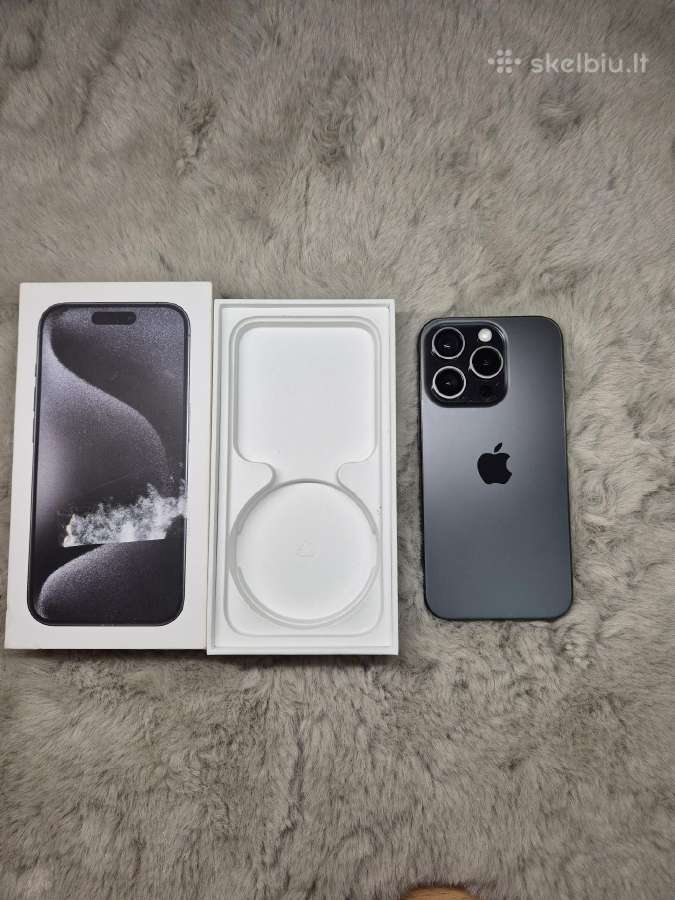 iPhone 15 Pro 128gb 94% - nuotraukos Nr. 3