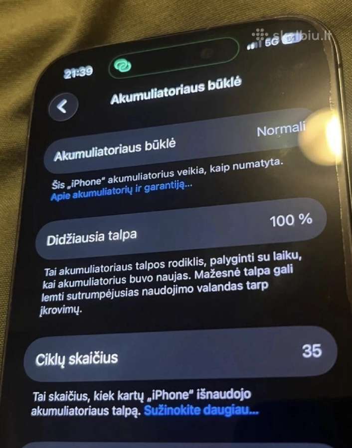 iPhone 15 Pro 256gb - nuotraukos Nr. 5