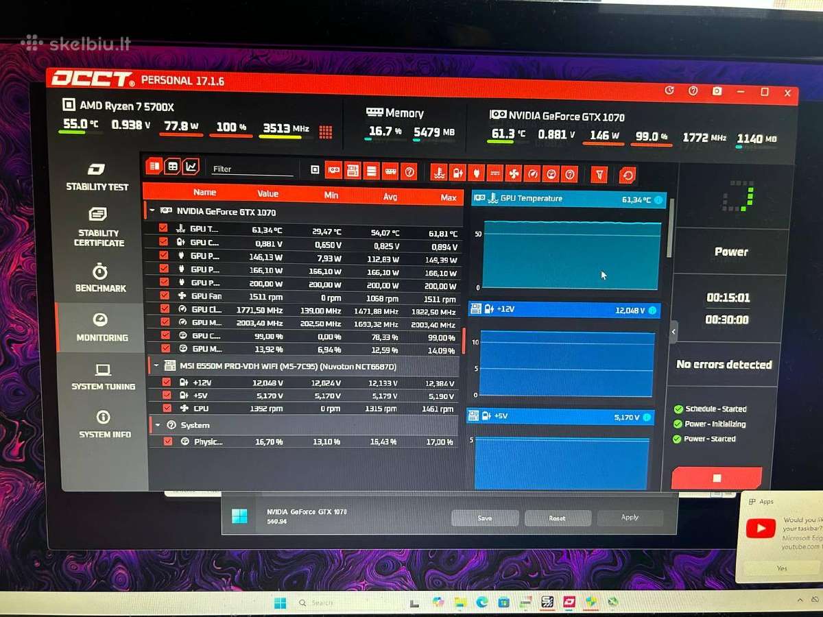Procesorius Amd Ryzen 7 5700x - nuotraukos Nr. 6