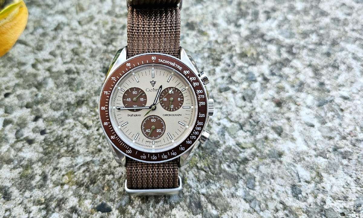 Kvarcinis laikrodis Cadisen - chronografo funkcija - nuotraukos Nr. 3