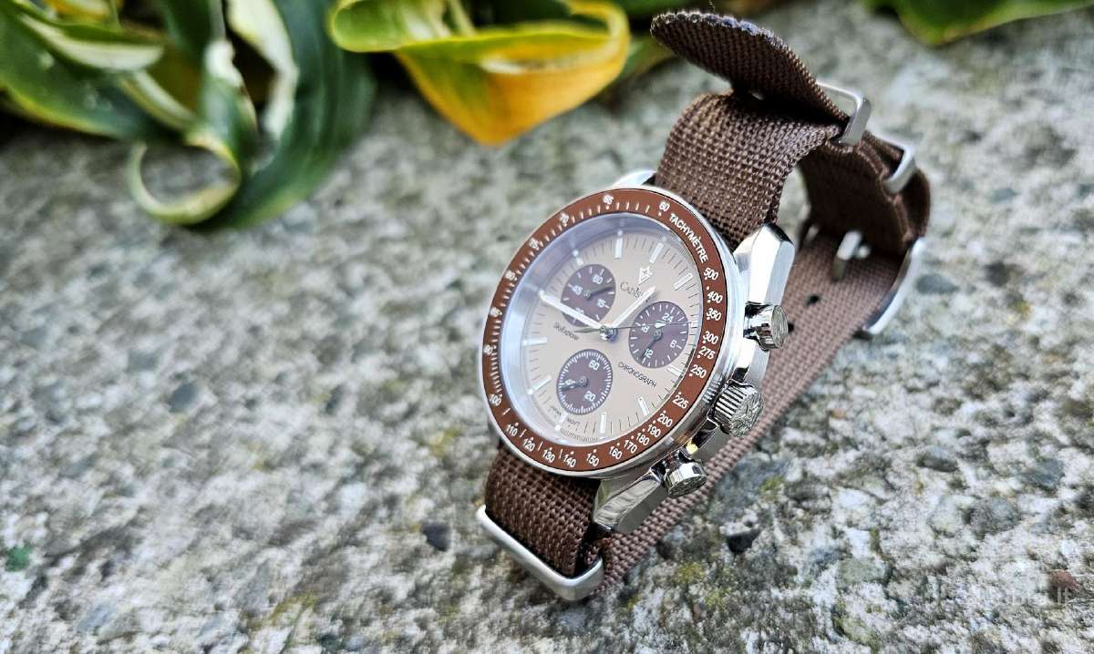 Kvarcinis laikrodis Cadisen - chronografo funkcija - nuotraukos Nr. 5