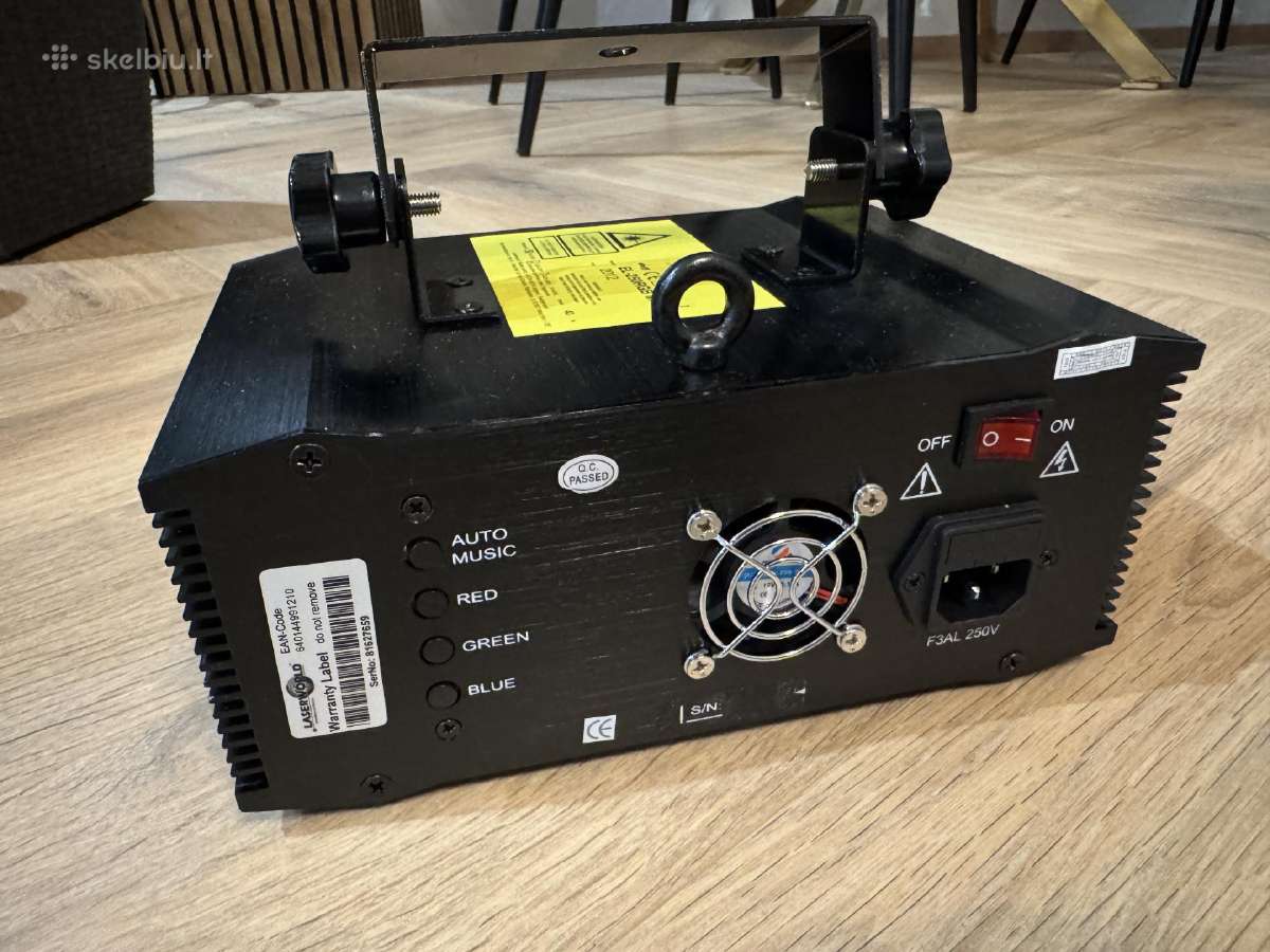 Laserworld El-250rgb Micro lazeris Dj vakarėliams - nuotraukos Nr. 2