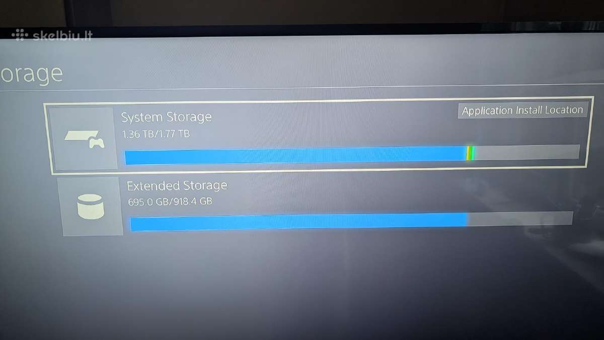 Playstation 4 Phat 2tb vidine atmintis - nuotraukos Nr. 2