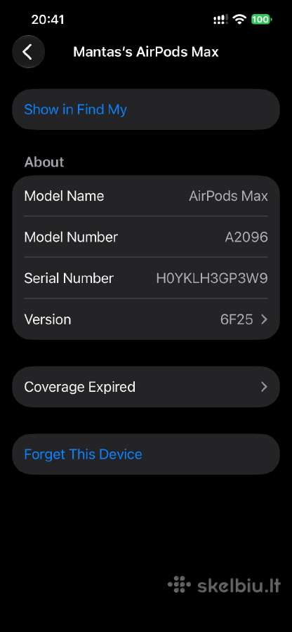 Parduodu Airpods pro max - nuotraukos Nr. 8