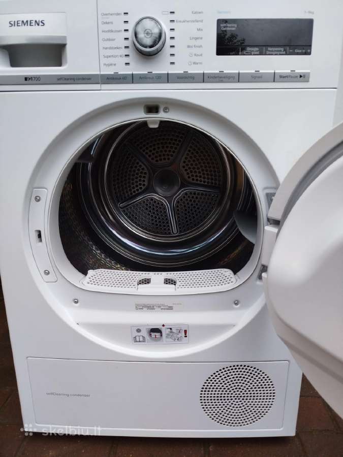 Siemens Wt44w562nl Iq700 džiovyklė A++ - nuotraukos Nr. 3