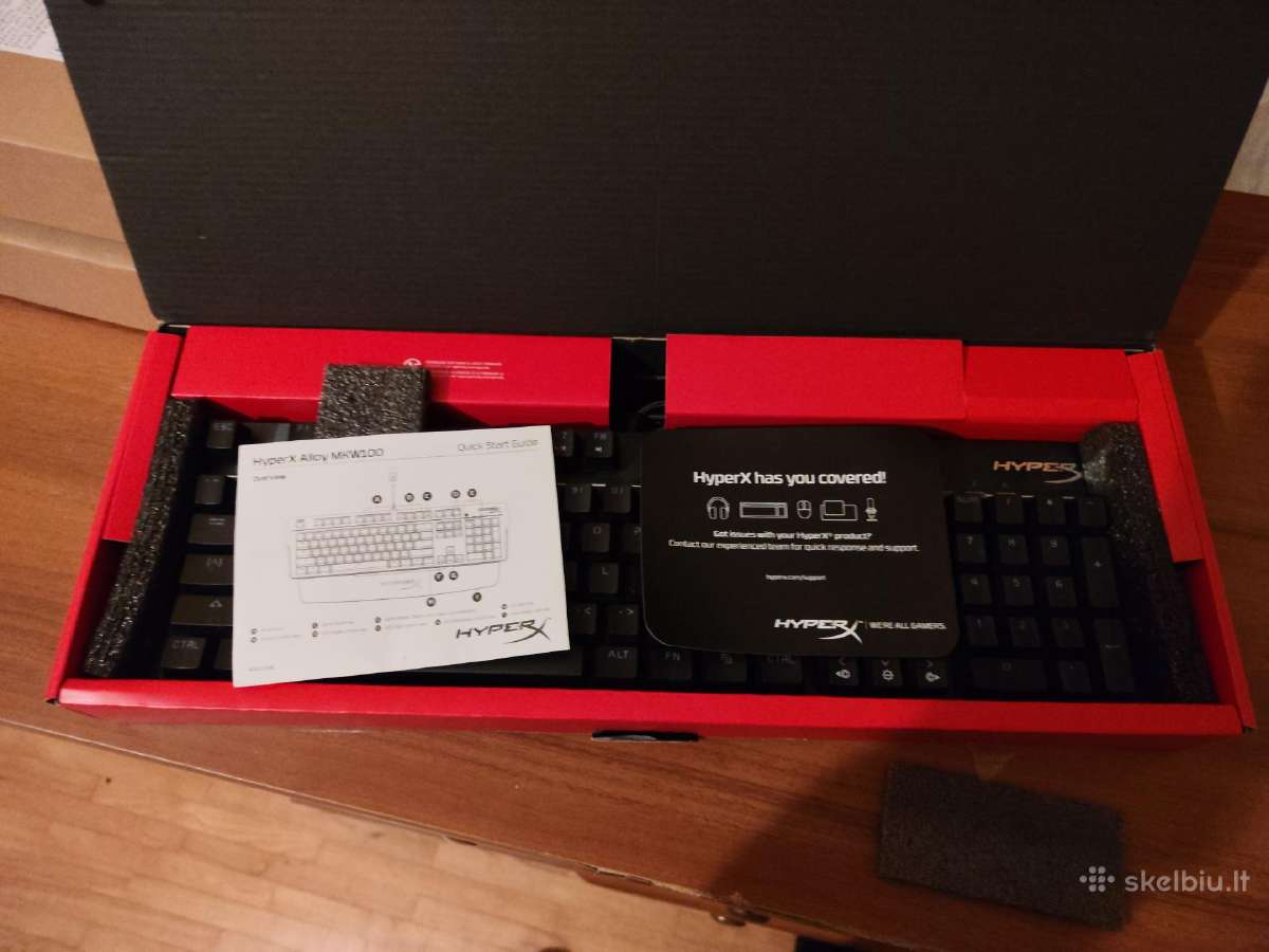 Nauja mechaninė klaviatūra Hyperx Alloy Mkw100 - nuotraukos Nr. 2
