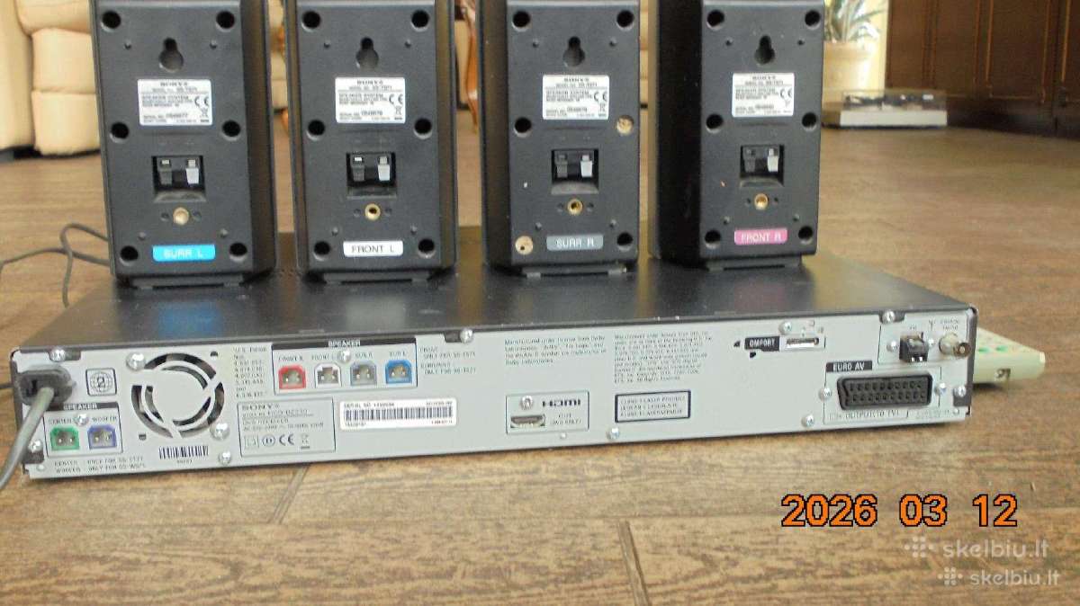 Dvd grotuvas Sony Dav-dz230 - nuotraukos Nr. 5