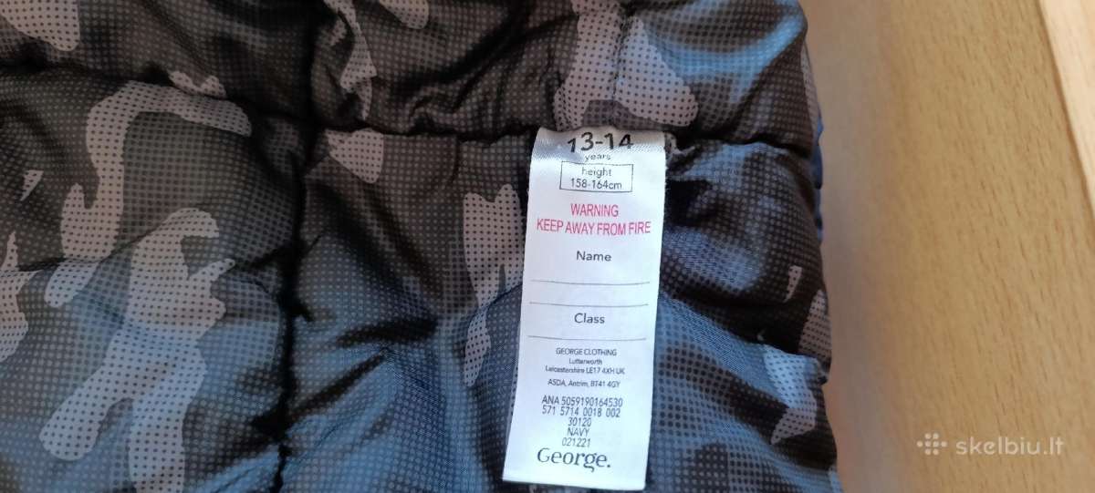 George parka vaikiška striukė 12-13 metų - nuotraukos Nr. 10