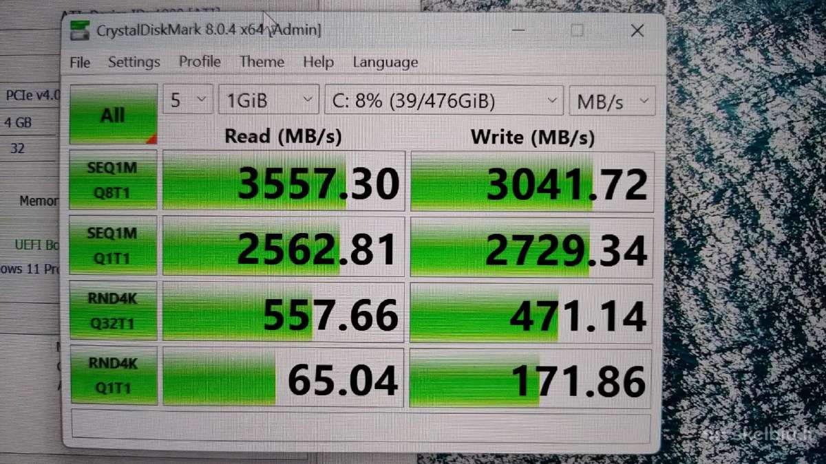 Gmktec K8plus,ryzen7,16/64gb RAM,512gb SSD - nuotraukos Nr. 6