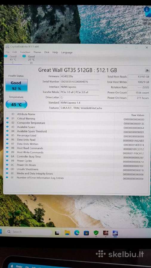 Gmktec K8plus,ryzen7,16/64gb RAM,512gb SSD - nuotraukos Nr. 7