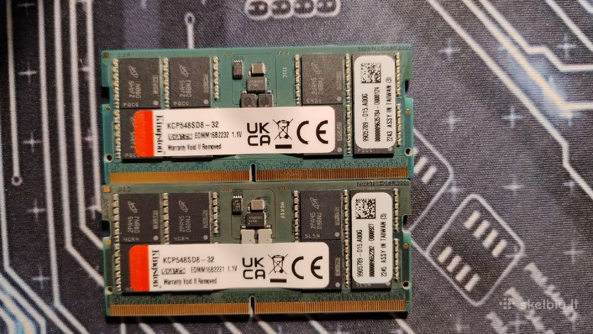 RAM Kingston 64gb(232)ddr5 4800 So-dimm garantija - nuotraukos Nr. 3