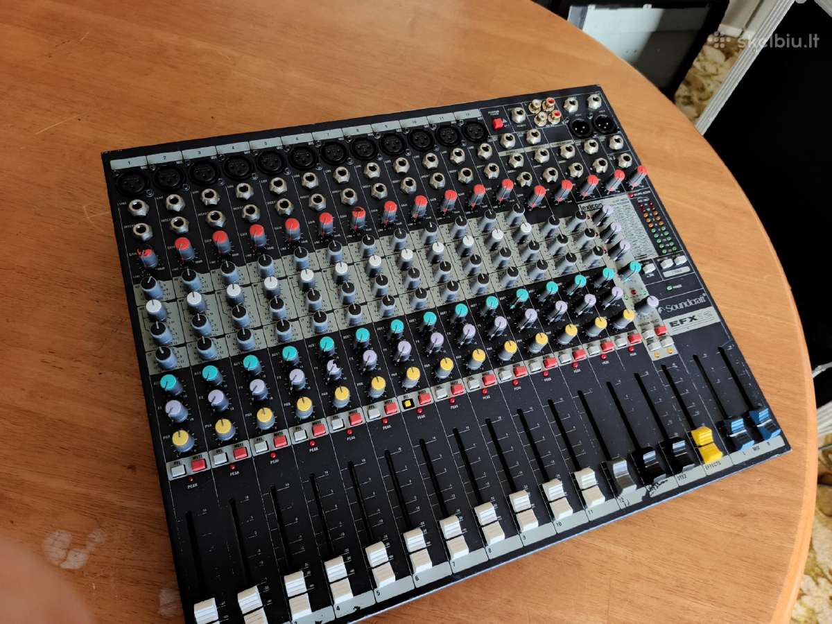 Mikserinis pultas Soundcraft efx 12 - nuotraukos Nr. 2