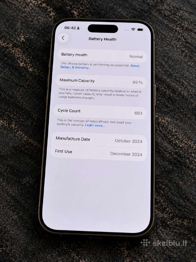 iPhone 16 Pro 128gb - nuotraukos Nr. 4