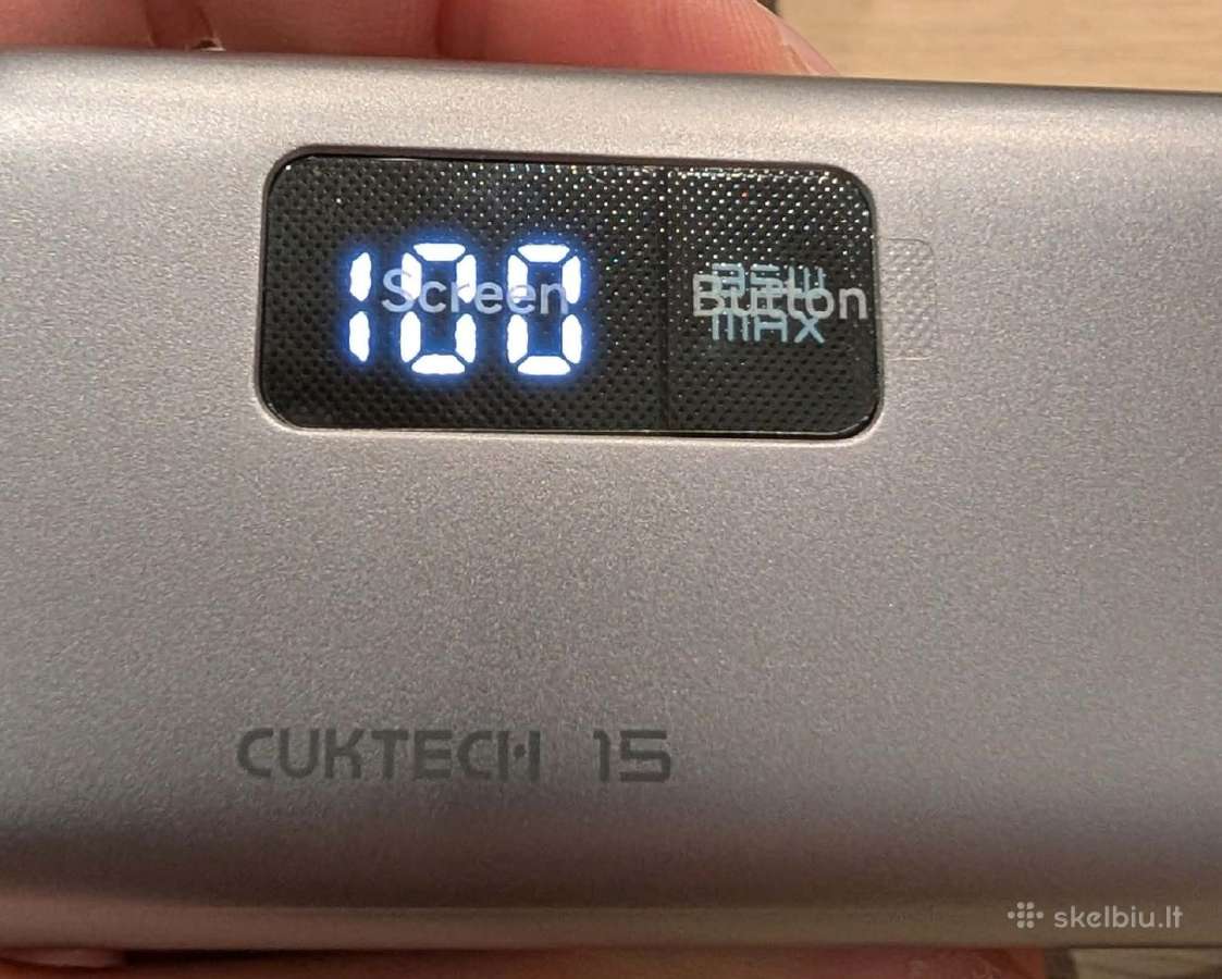 Cuktech 15 Pb200 20 000 mah, 85 W power bank - nuotraukos Nr. 2