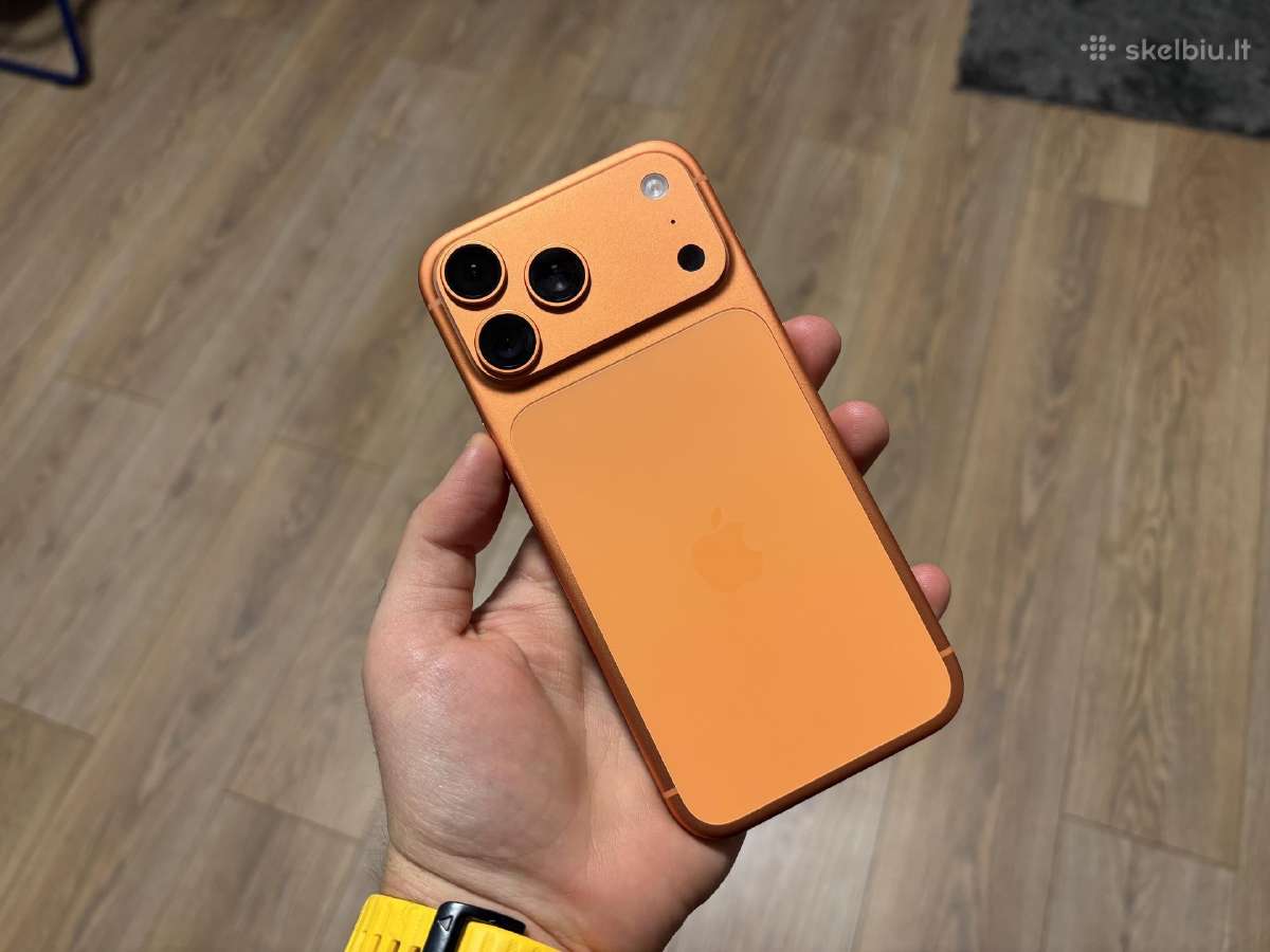Parduodami du iPhone 17 Pro Max Cosmic Orange - nuotraukos Nr. 7