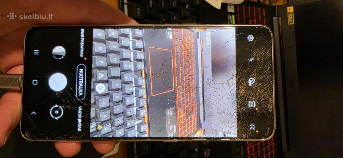 Samsung Galaxy A80 (suskilęs, dalims / donorui, - nuotraukos Nr. 4