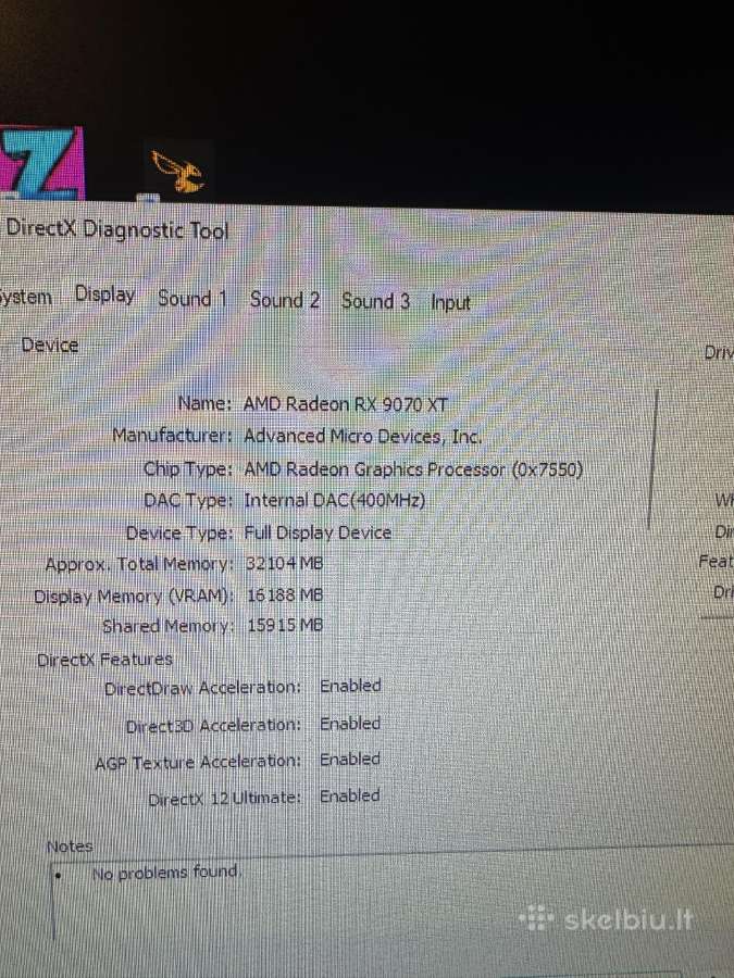 Full gaming setup 7800x3d 32gb 9070xt - nuotraukos Nr. 9