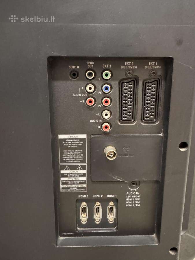 Philips 32 LCD televizorius – 3 Hdmi jungtys - nuotraukos Nr. 2
