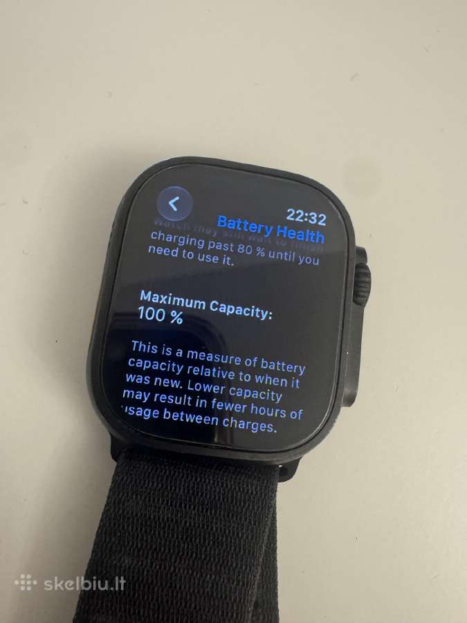 Apple Watch Ultra 3 Black Titanium - nuotraukos Nr. 3
