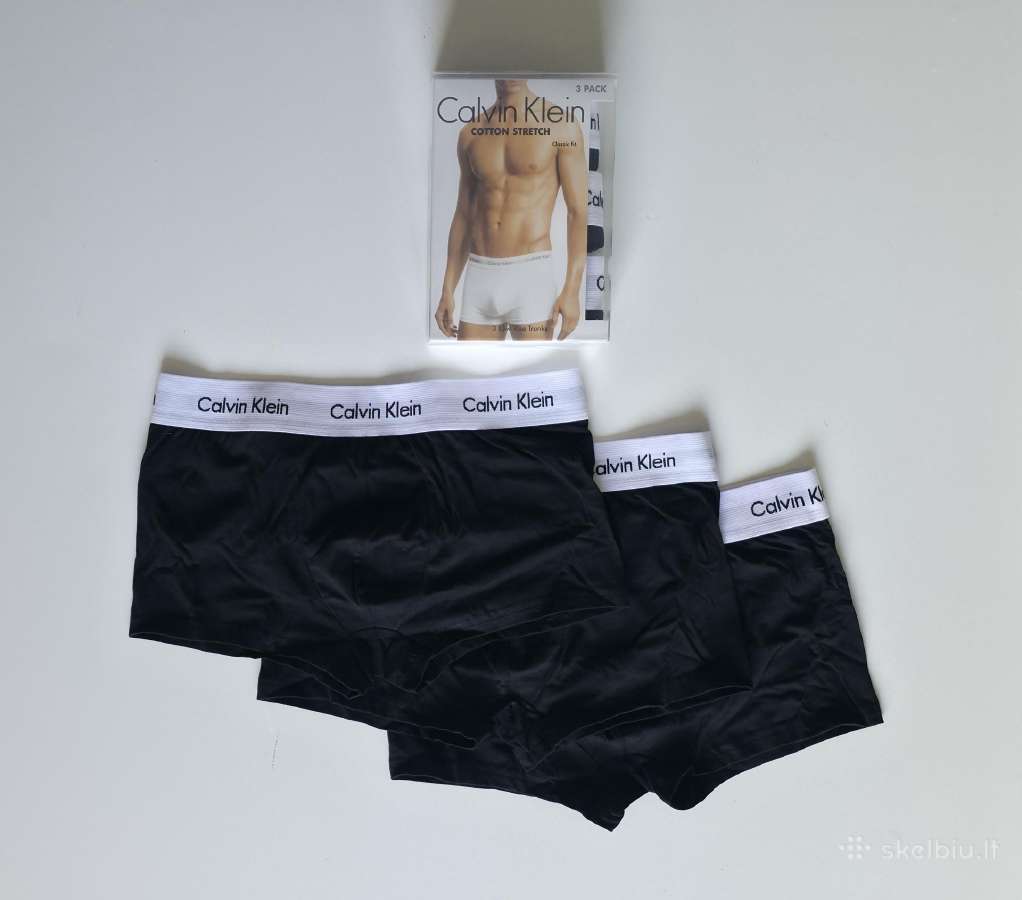 Calvin Klein vyriški apatiniai, 3 vnt., nauji - nuotraukos Nr. 4