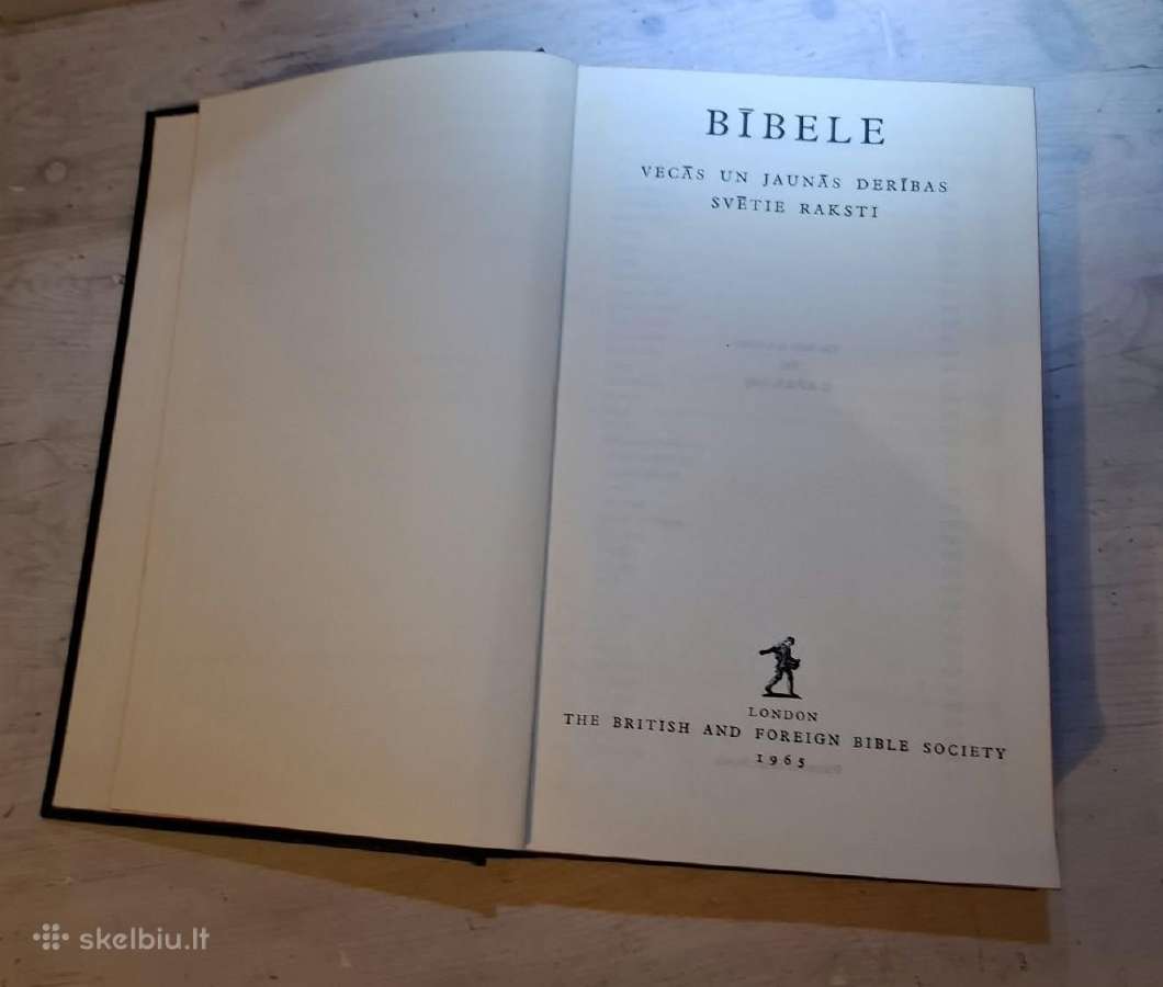 Biblija latviška - nuotraukos Nr. 3