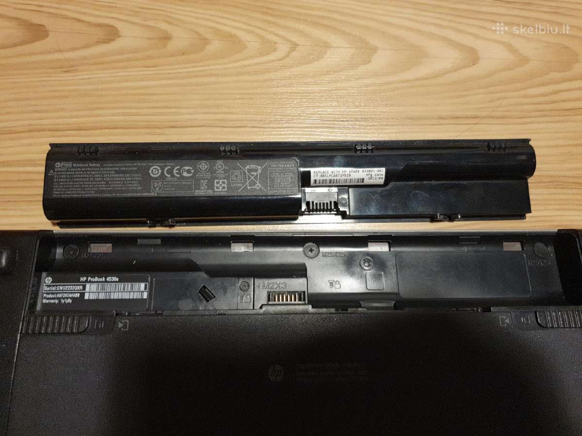 Hp Probook 4530s - nuotraukos Nr. 10