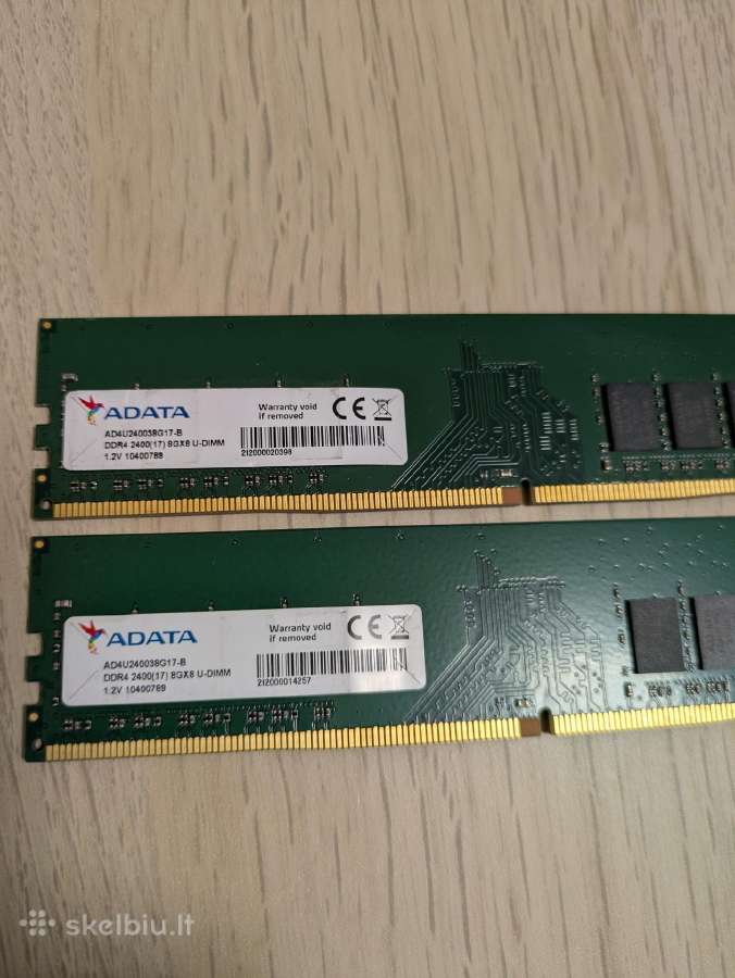 Ddr4 8gb 2400, Ddr3 8gb 1600mhz - nuotraukos Nr. 3