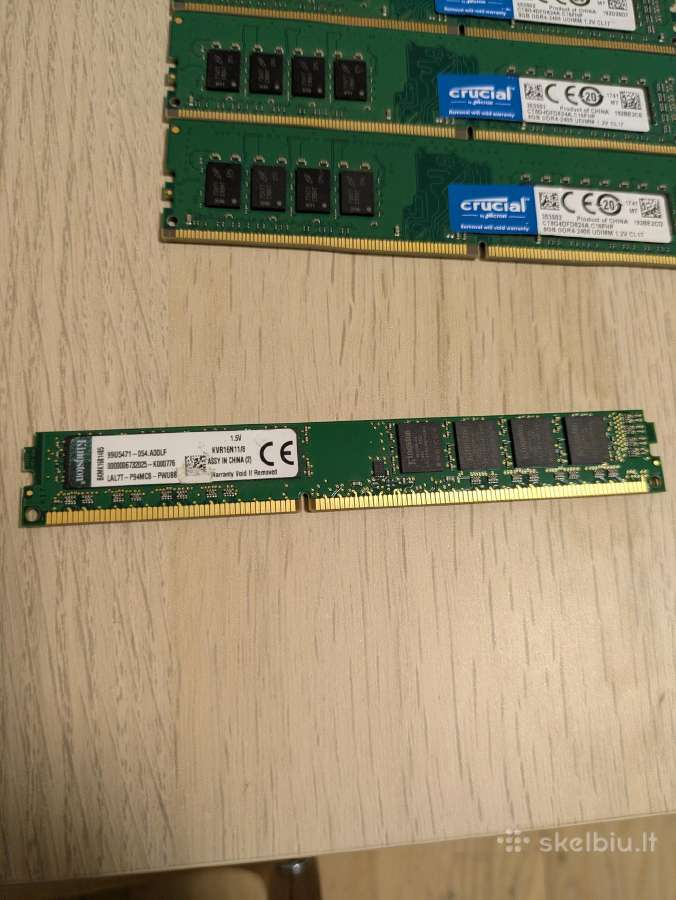 Ddr4 8gb 2400, Ddr3 8gb 1600mhz - nuotraukos Nr. 4