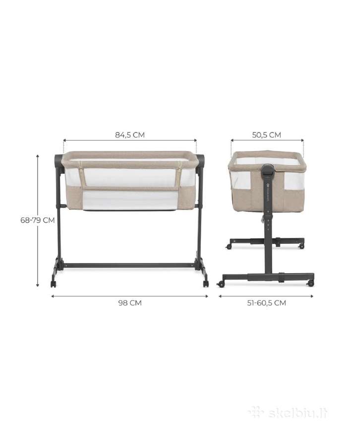 Nauja kūdikio lovytė prie lovos „Bedside Sleeper“ - nuotraukos Nr. 2