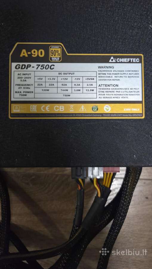 Psu Corsair 750w 650w, Ocz 1000w - nuotraukos Nr. 3