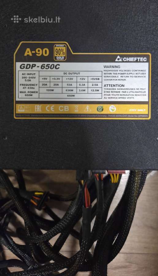 Psu Corsair 750w 650w, Ocz 1000w - nuotraukos Nr. 4