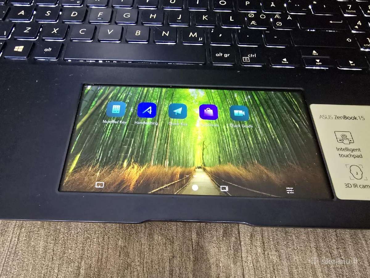Asus Zenbook Ux534f su Screenpad i7 16gb SSD - nuotraukos Nr. 3