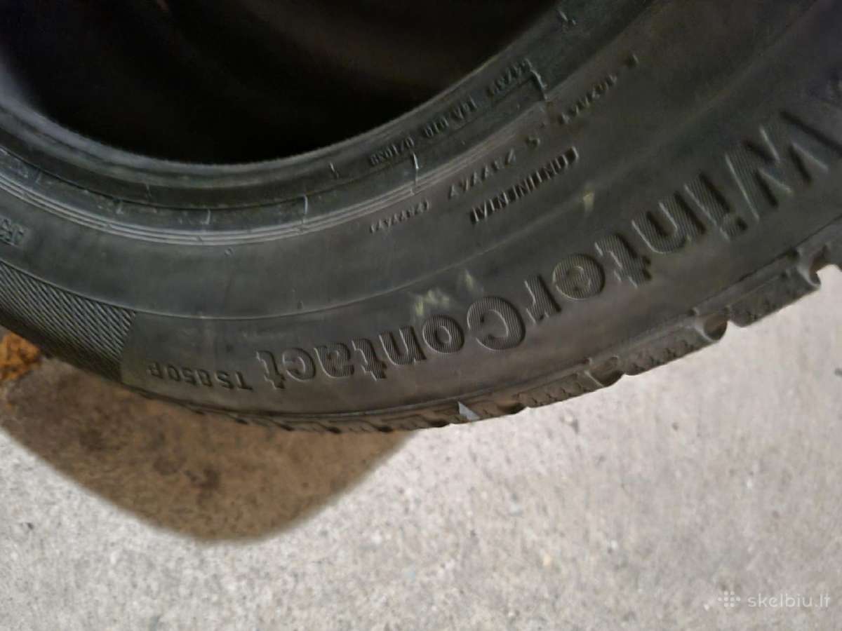 Geras žiemines Continental 215/55 R17 padangas - nuotraukos Nr. 2