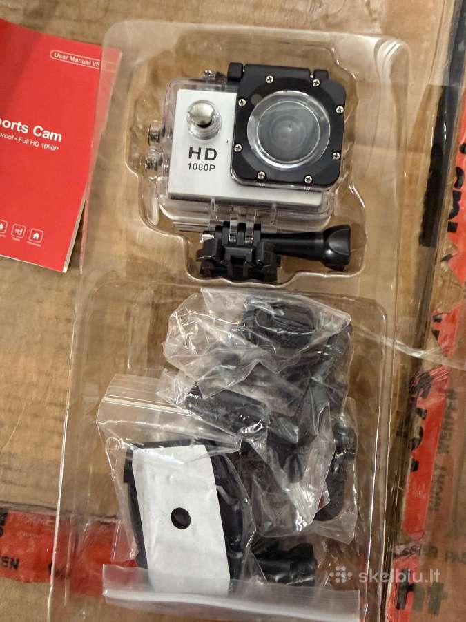 Veiksmo kamera Sports Cam Full HD 1080p – atspari - nuotraukos Nr. 2