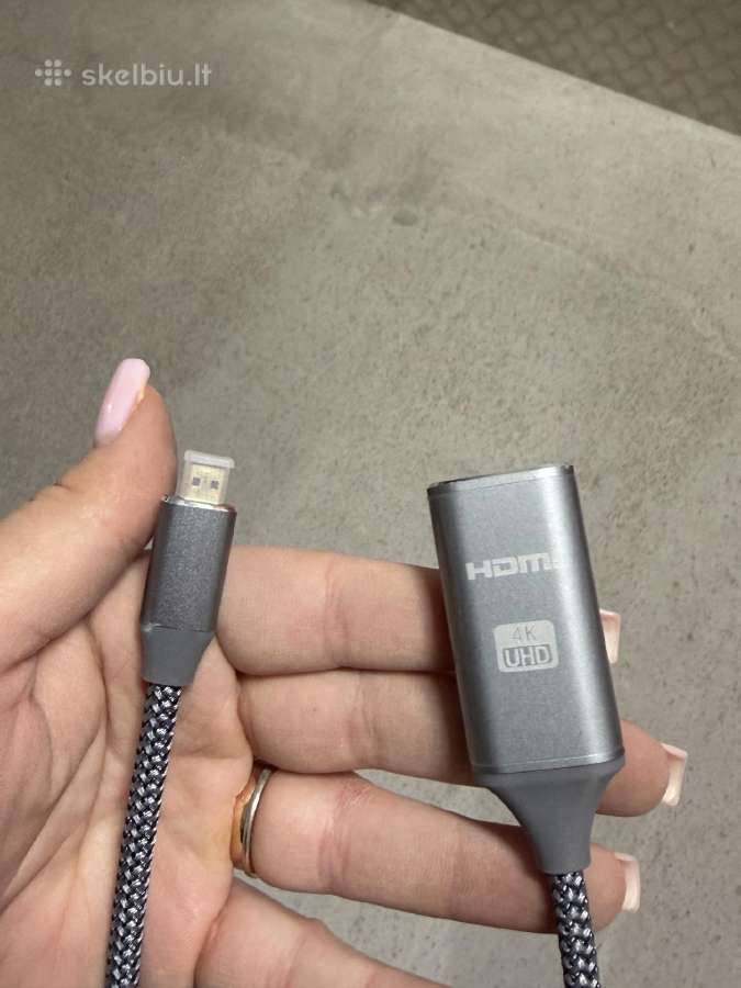 Micro Usb į Hdmi 4k Uhd adapteris - nuotraukos Nr. 4