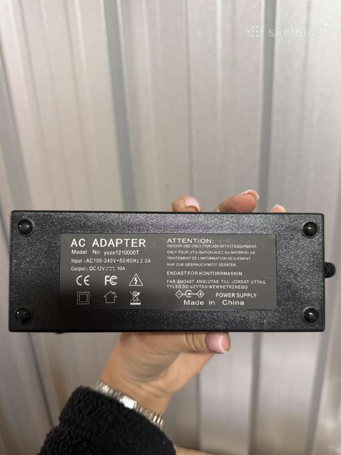 Maitinimo šaltinis 12v 10a – 120w su auto.12v jun - nuotraukos Nr. 3