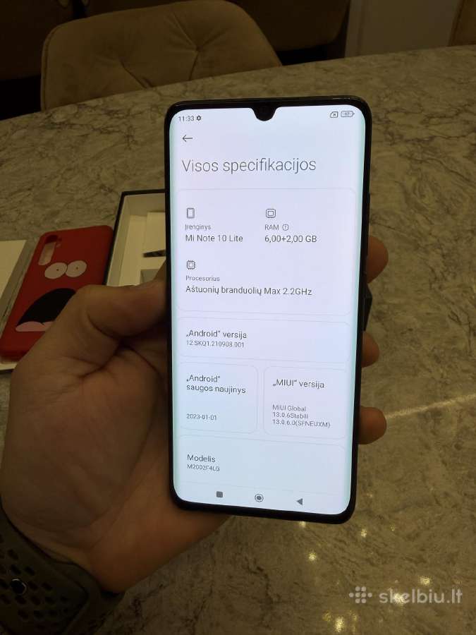 Xiaomi Mi Note 10 lite, 8/128gb - nuotraukos Nr. 3