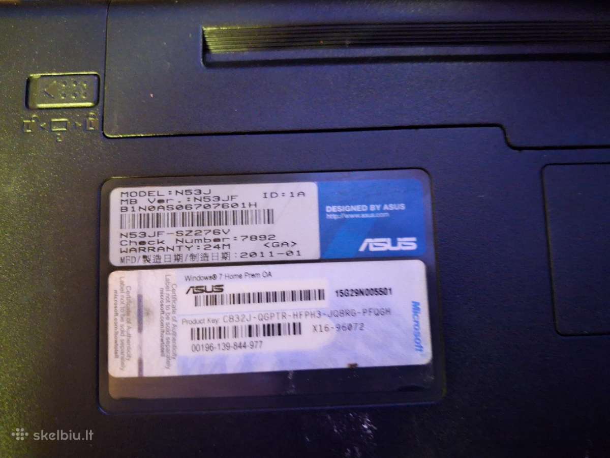 Asus nesiojamas kompiuteris - nuotraukos Nr. 3