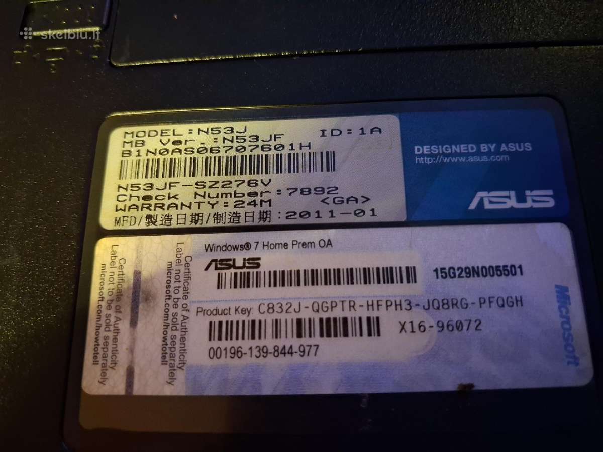 Asus nesiojamas kompiuteris - nuotraukos Nr. 5