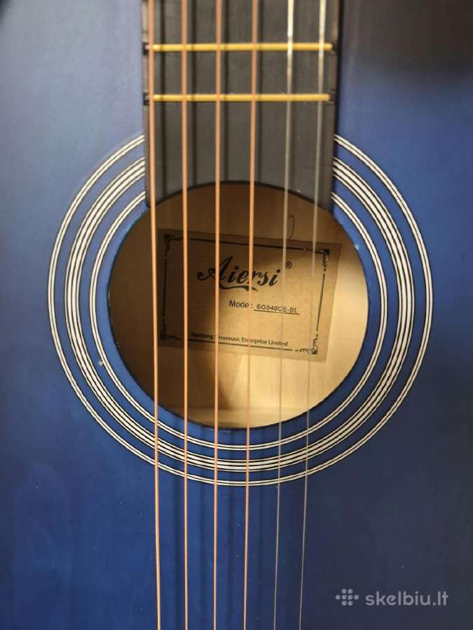 Elektrinės akustinės gitaros rinkinys Aiersi Sg040 - nuotraukos Nr. 3