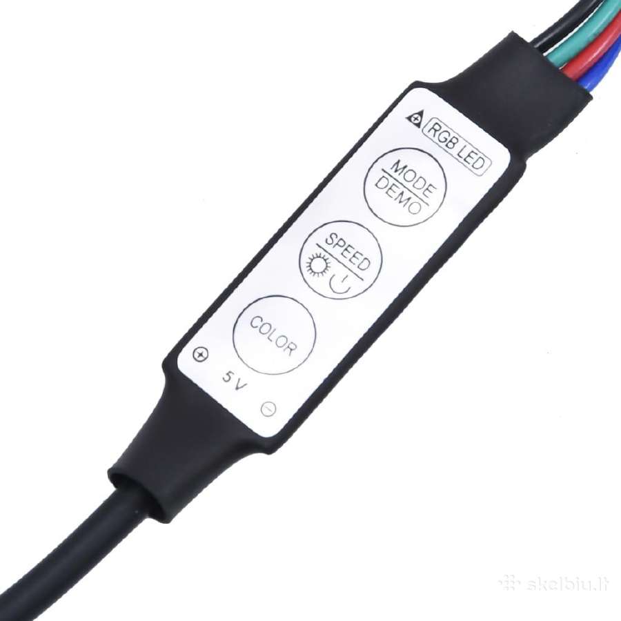 TV spintelė su LED apšvietimu vidaxl(3152813) - nuotraukos Nr. 3