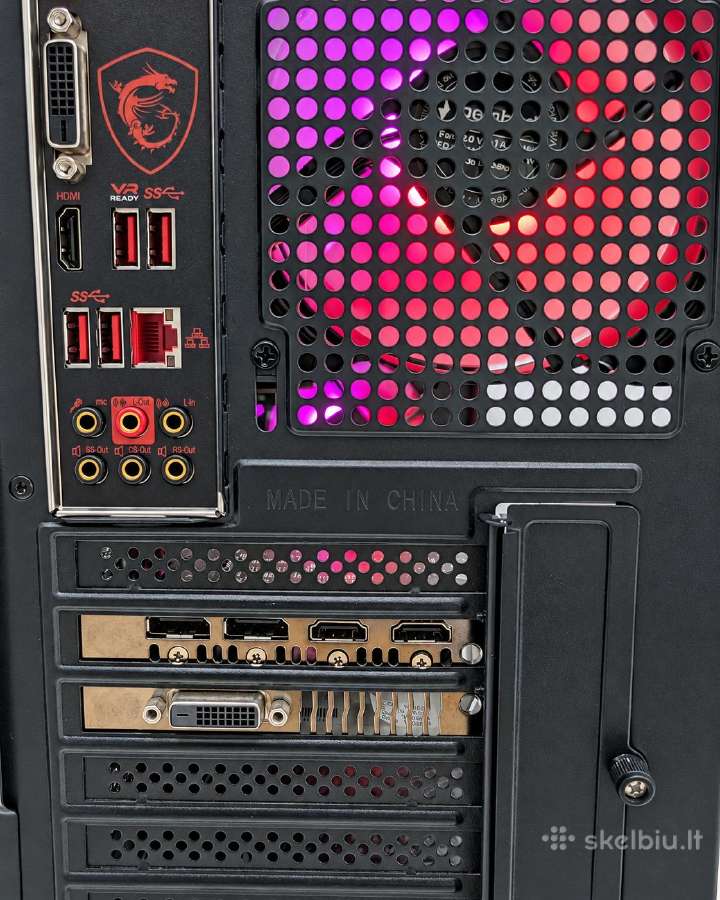 Žaidimų Pc Ryzen 5 16gb SSD+1tb Gtx 1070 8gb - nuotraukos Nr. 13
