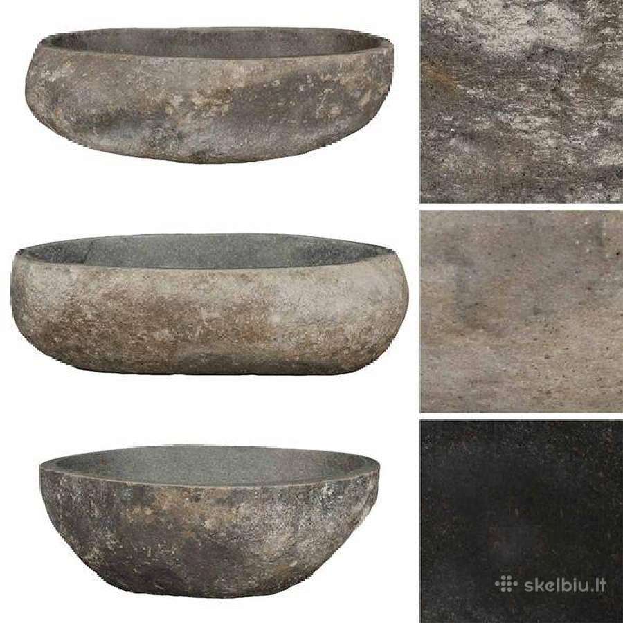 Praustuvas, upės akmuo vidaxl(146214) - nuotraukos Nr. 2