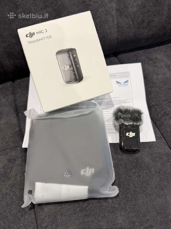Naujas Dji Mic 2 Tx mikrofonas - nuotraukos Nr. 2