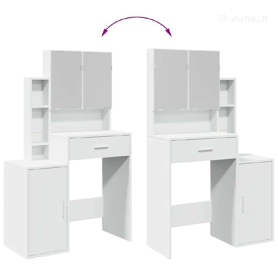 Kosmetinis staliukas su spintele vidaxl(848234) - nuotraukos Nr. 4