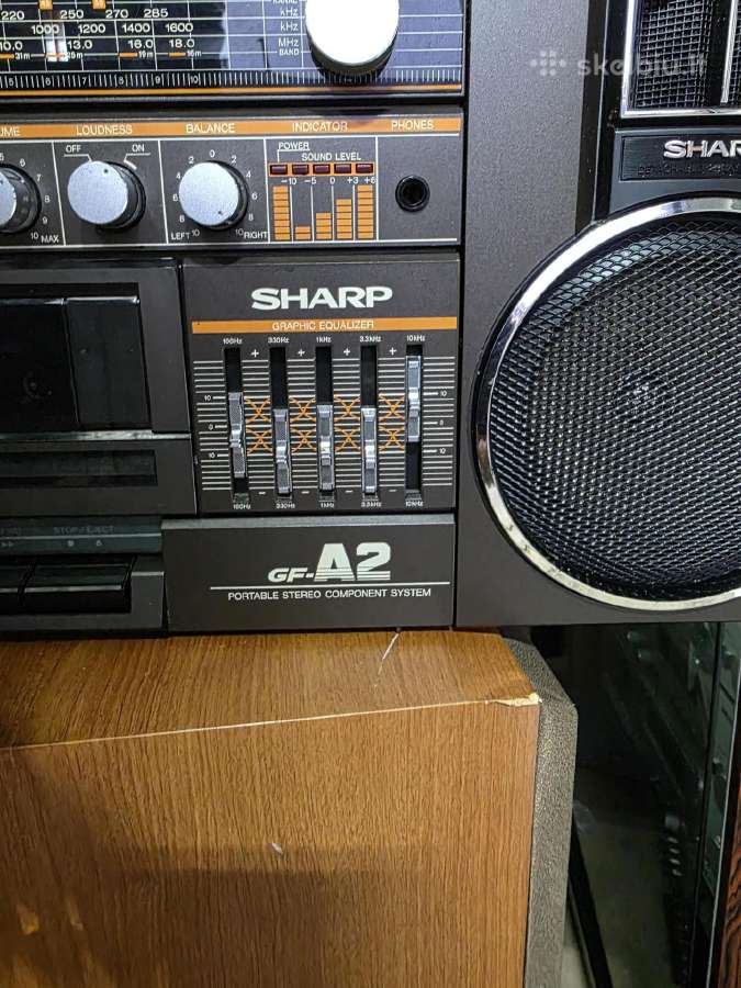Sharp Gf-a2 magnetola - nuotraukos Nr. 2