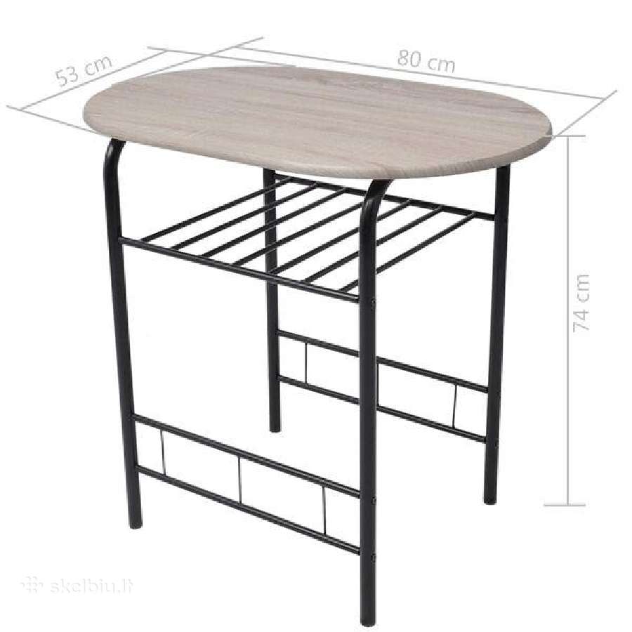 Pusryčių baro komplektas, Mdf vidaxl(243001) - nuotraukos Nr. 3